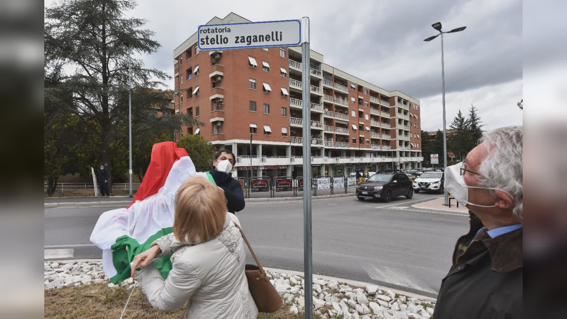 Intitolata a Stelio Zaganelli la rotonda a Madonna Alta