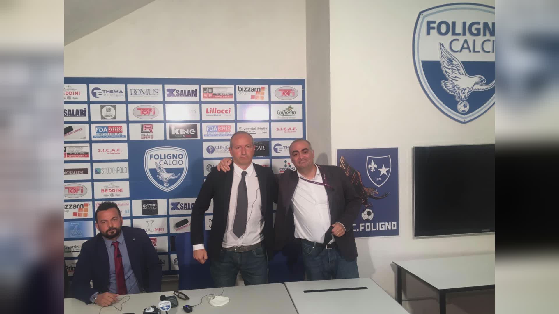 Presentato il nuovo Foligno Calcio: con Fiorucci c’era anche l’ex Izzo