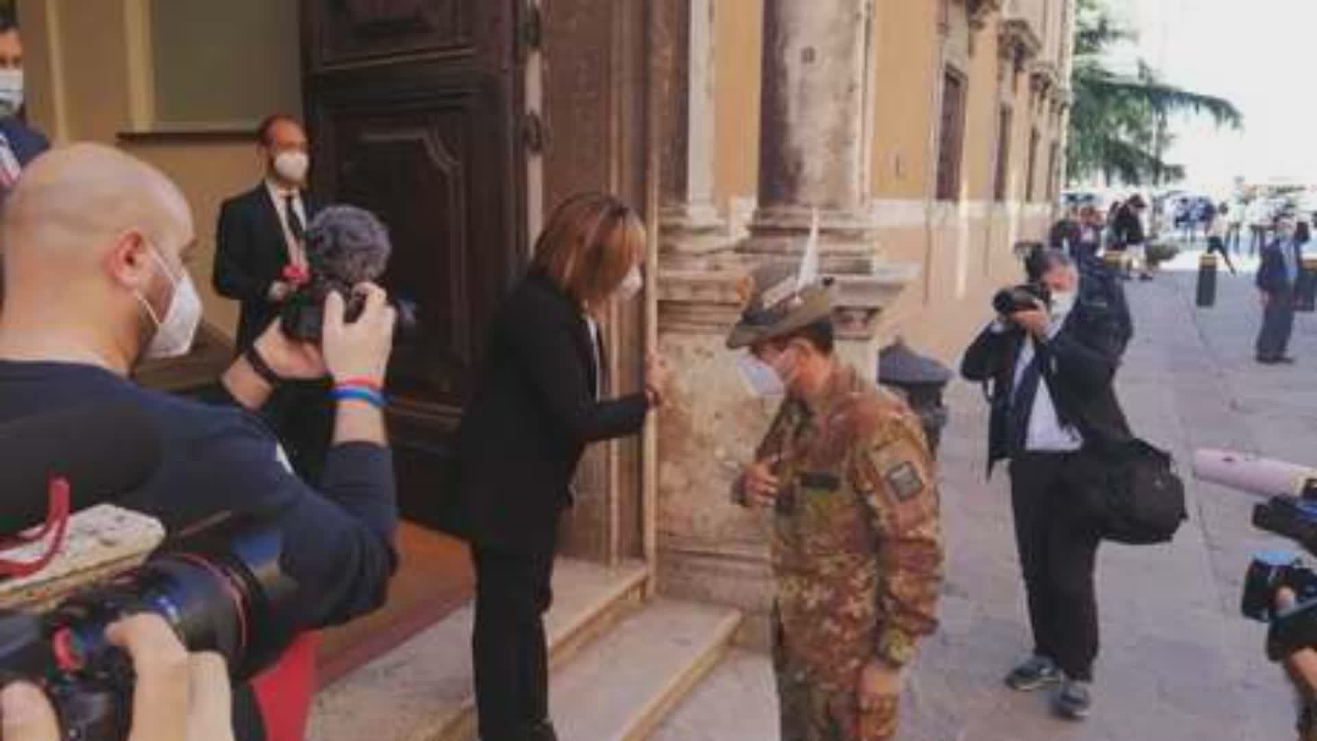 E’ iniziata a Palazzo Donini visita del gen.Figliuolo in Umbria