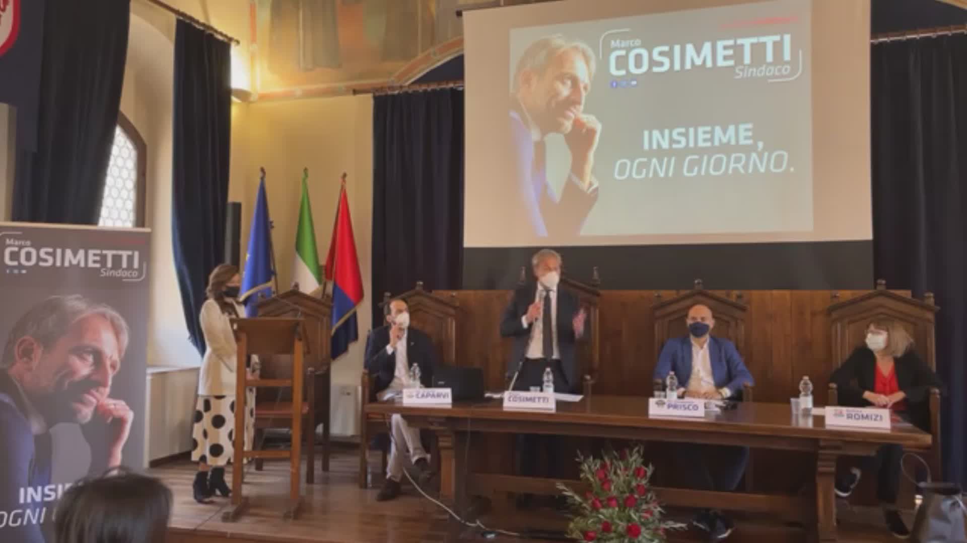Elezioni amministrative: presentato Cosimetti, candidato centro destra