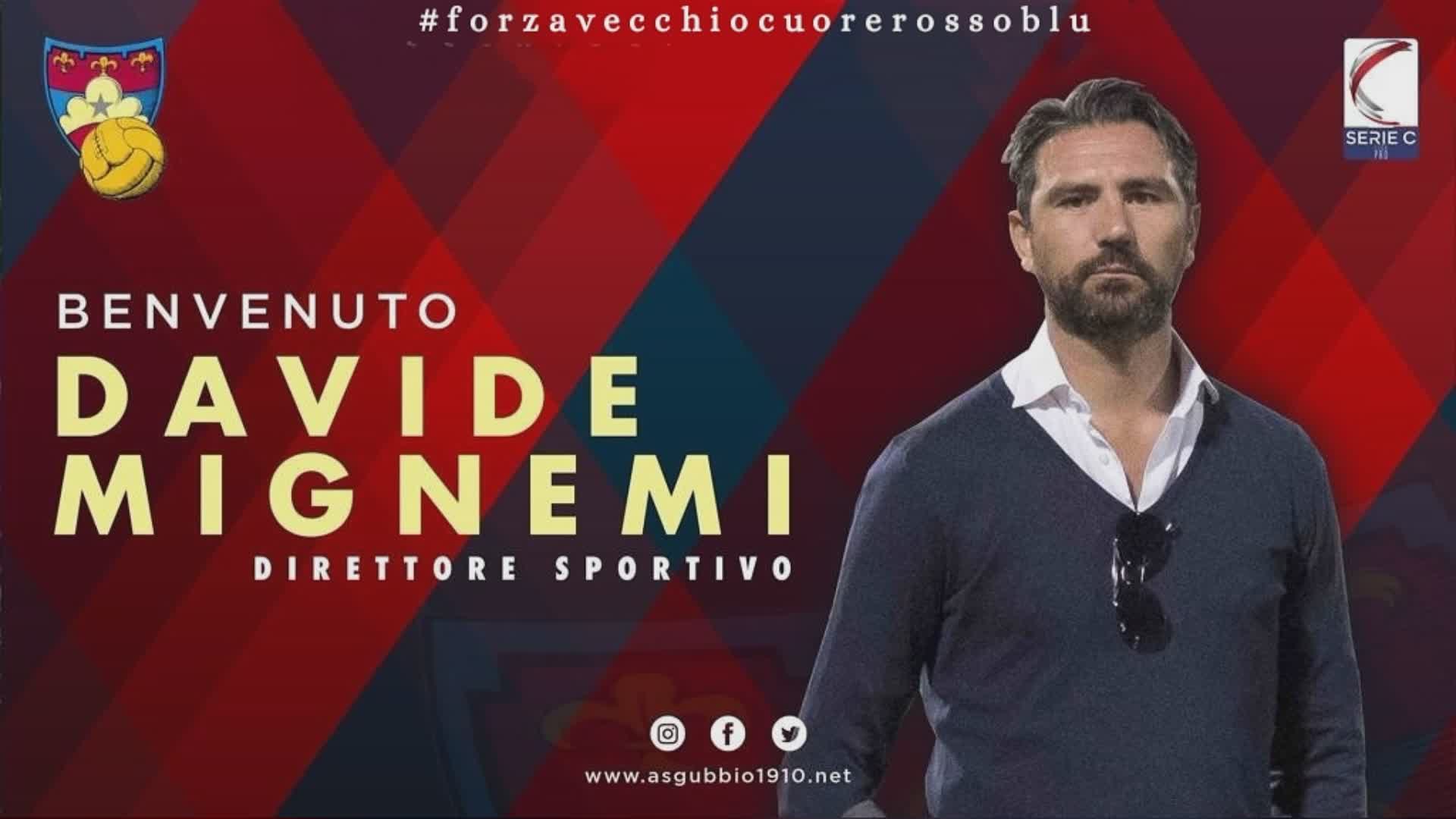 Ufficiale: Davide Mignemi è il nuovo ds del Gubbio