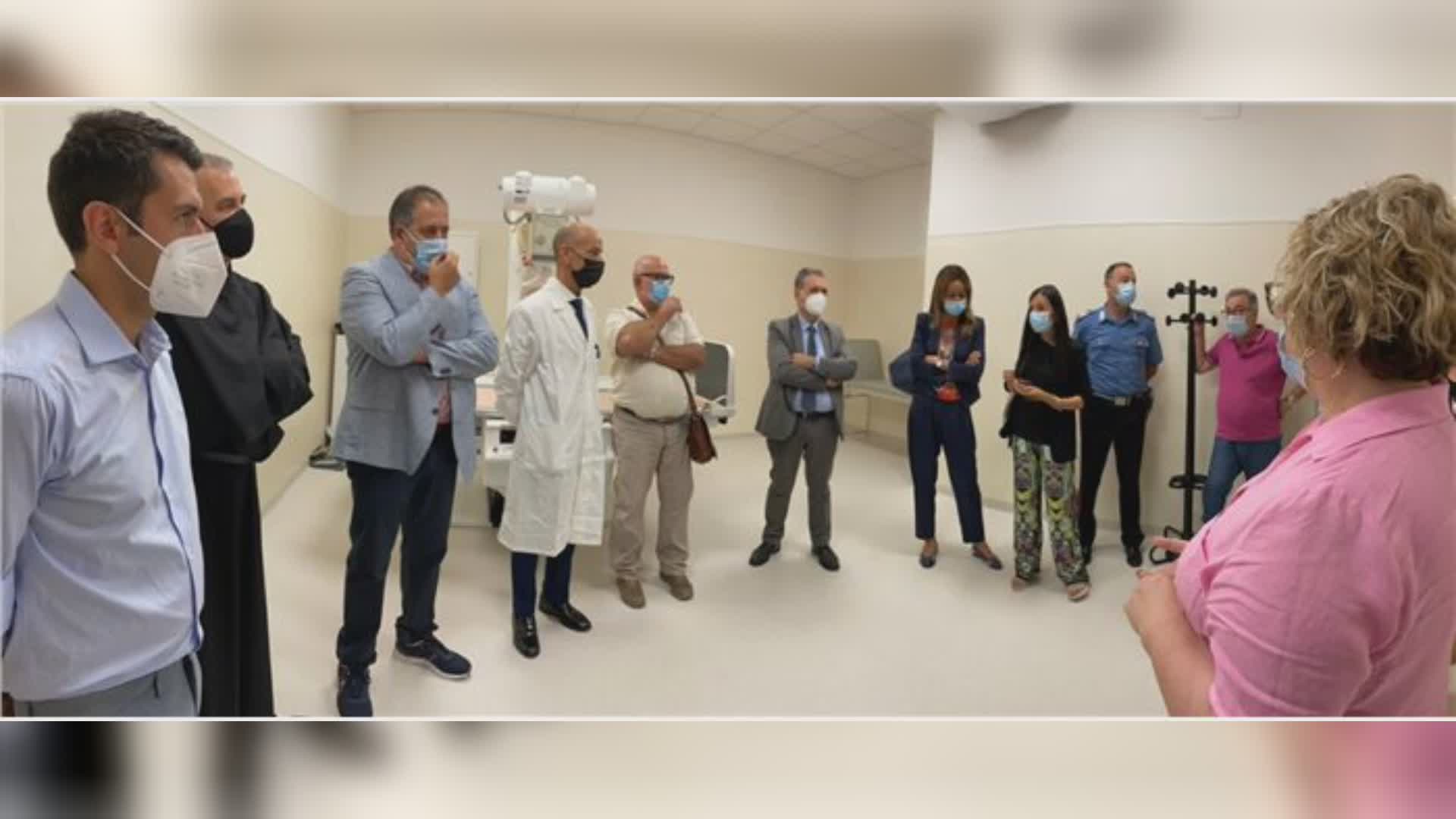 Inaugurato il nuovo servizio Radiologia dell’ospedale