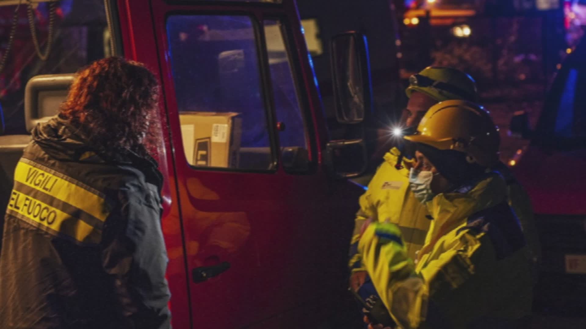 Esercitazione in galleria ferroviaria: simulato sisma e incendio