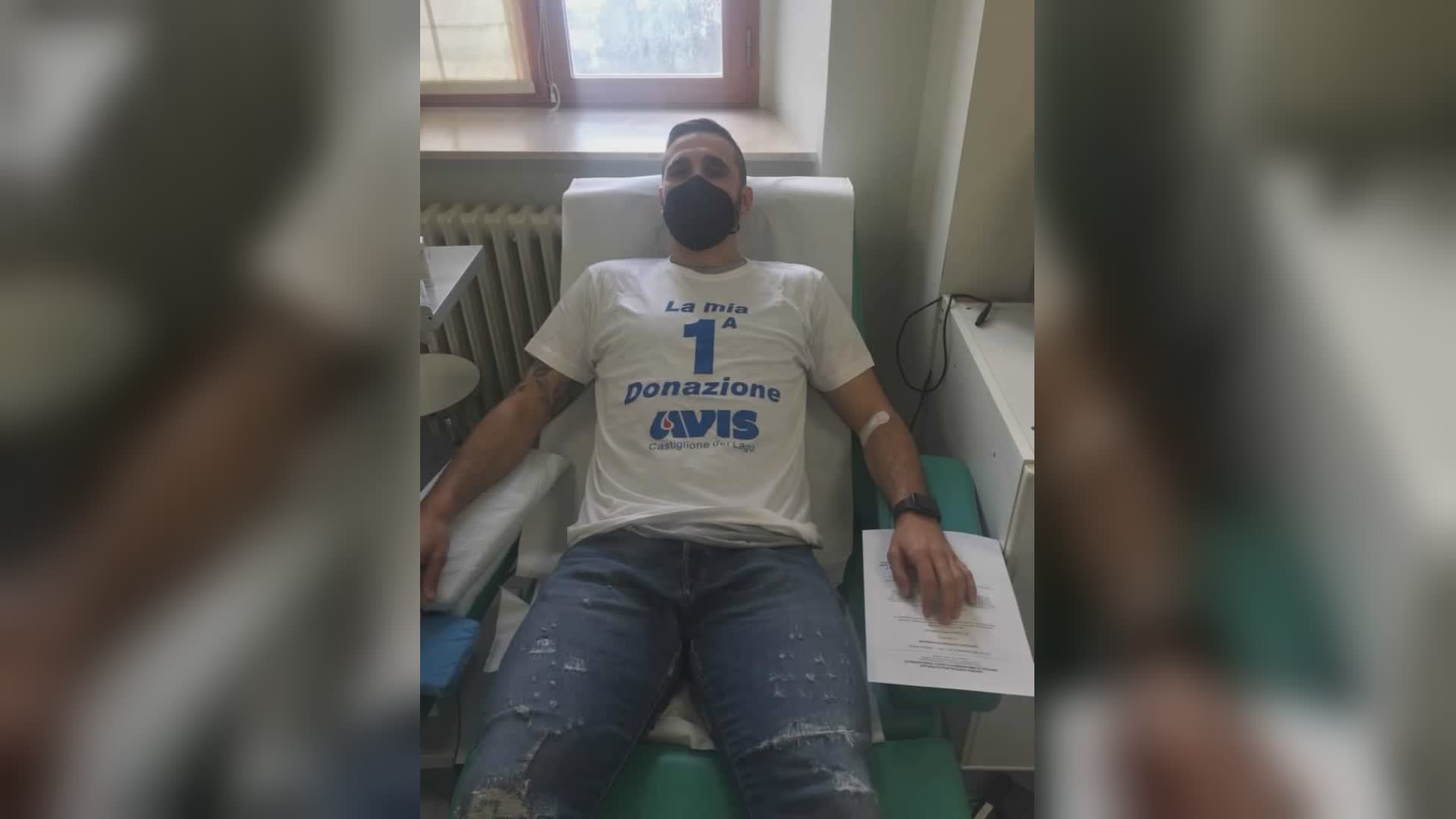 La squadra del Castiglione del Lago dona il sangue all’AVIS