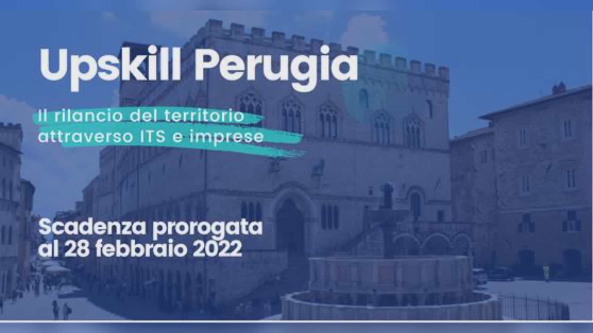Proroga della manifestazione interesse ‘Upskill Perugia’