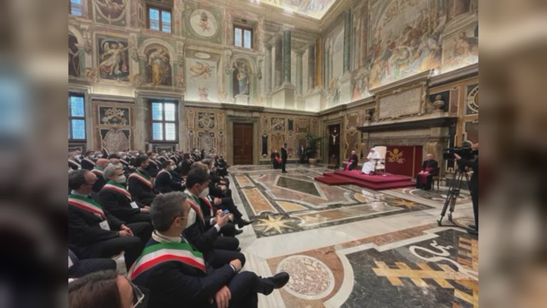 ANCI, delegazione di 118 sindaci ricevuta da Papa Francesco