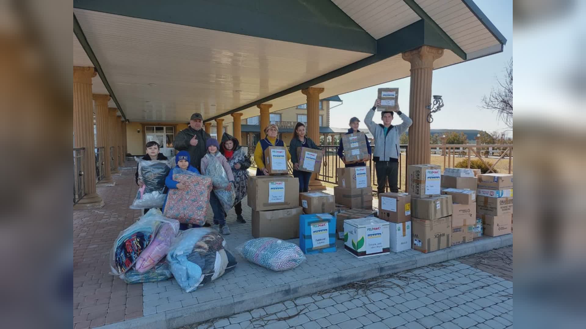 Gli aiuti di Felicittà arrivati in Ucraina