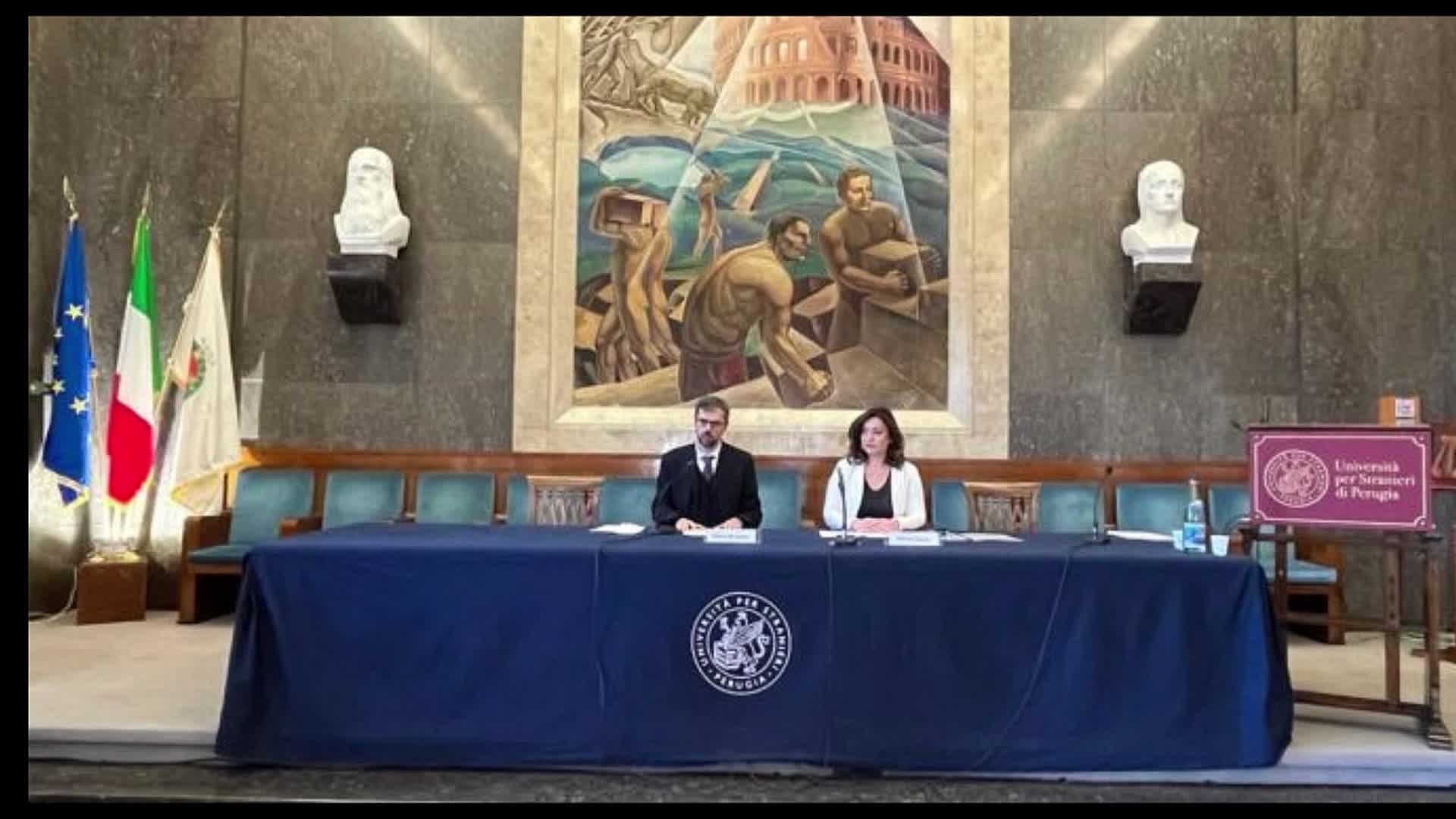 Internazionalizzazione: UniStra e Sviluppumbria siglano convenzione