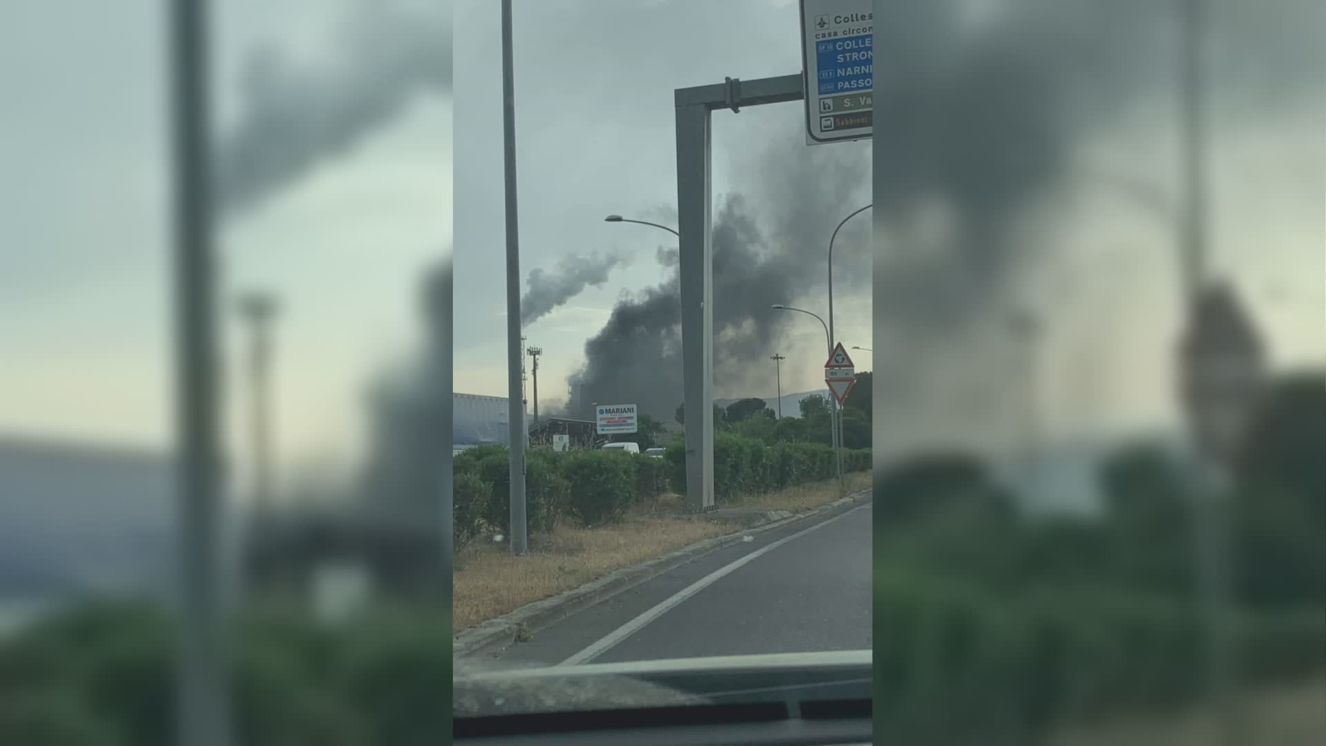 Guasto di un macchinario, nuovo incendio all’impianto di Maratta