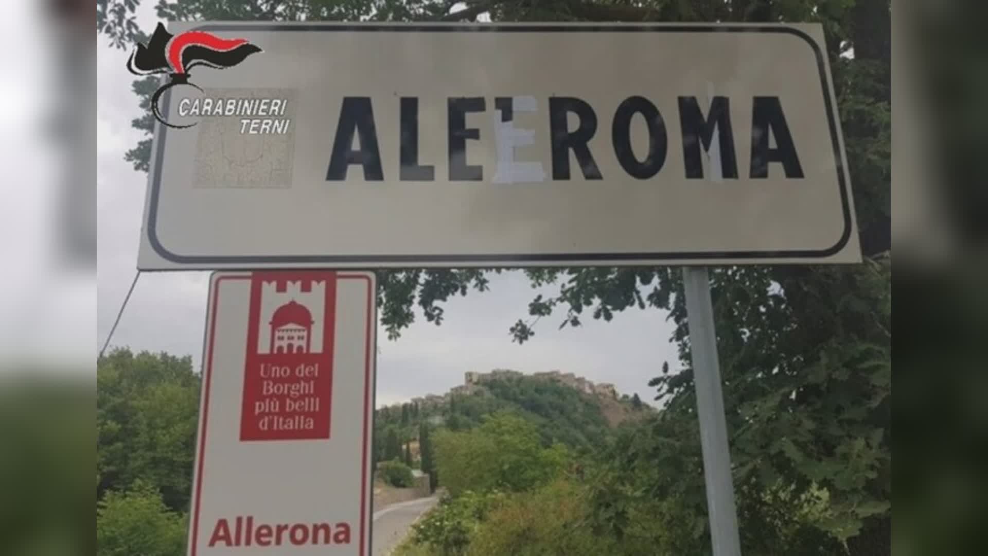 Da "Allerona" ad "Alè Roma": multa per sportivo del posto