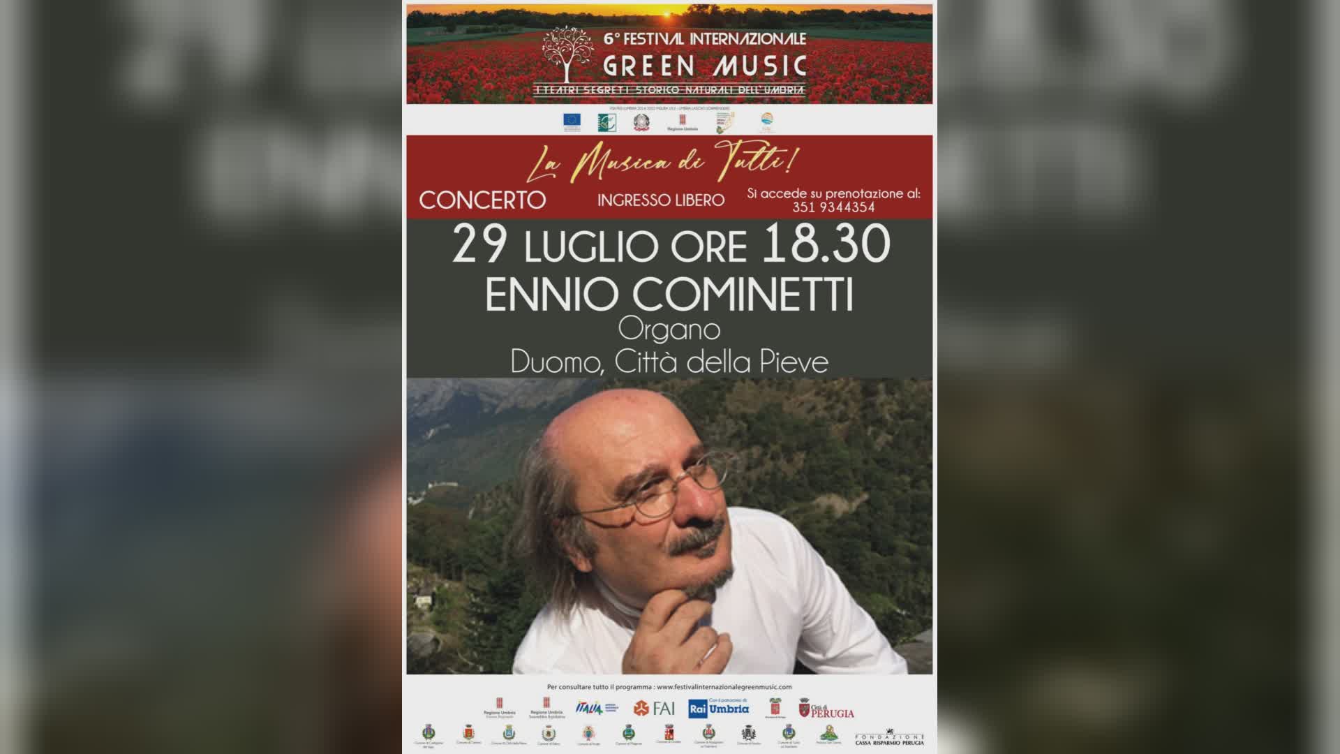 Green Music Festival, Ennio Cominetti a Città della Pieve