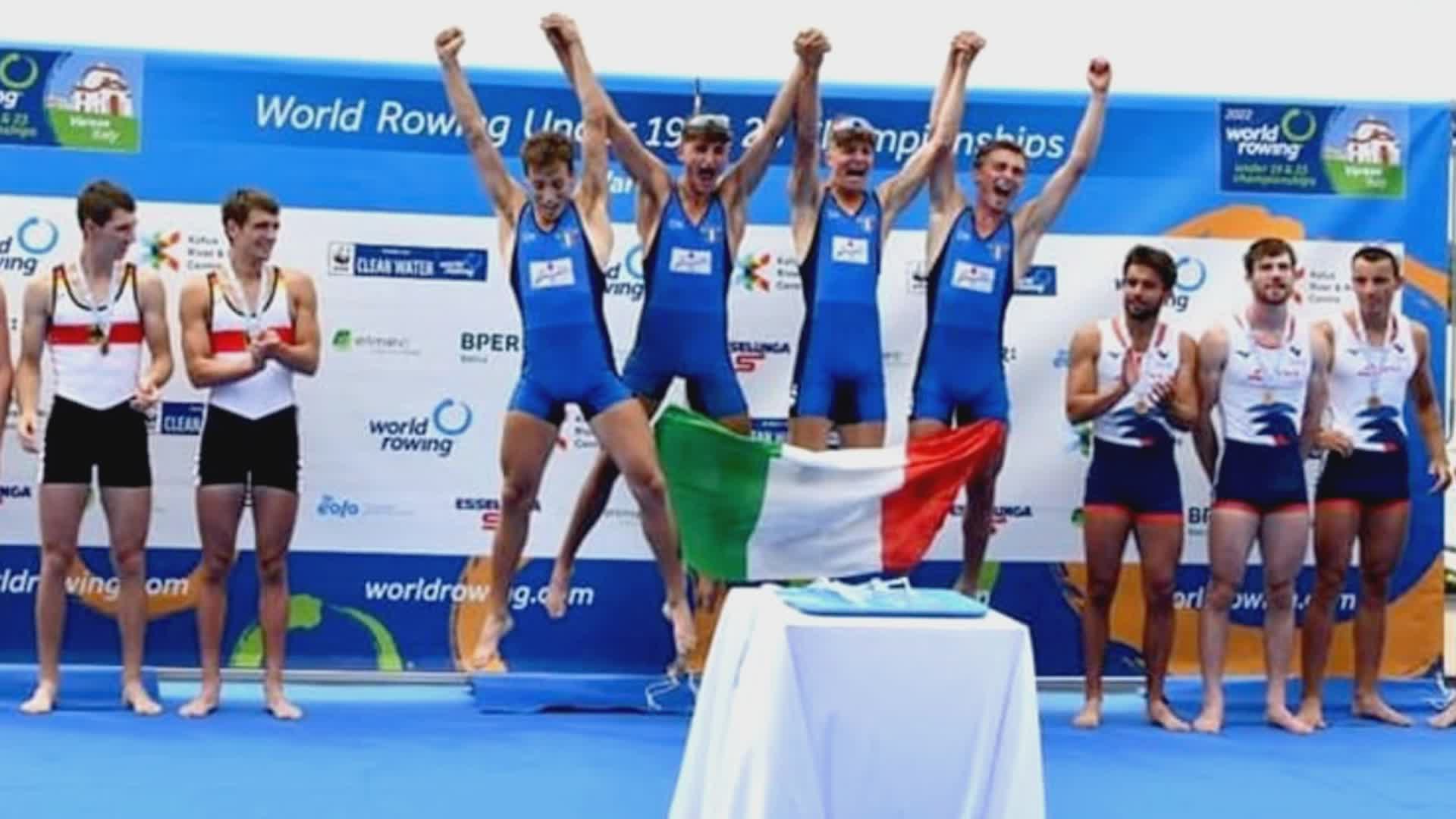 Il ternano Tonelli campione del mondo nel quattro di coppia