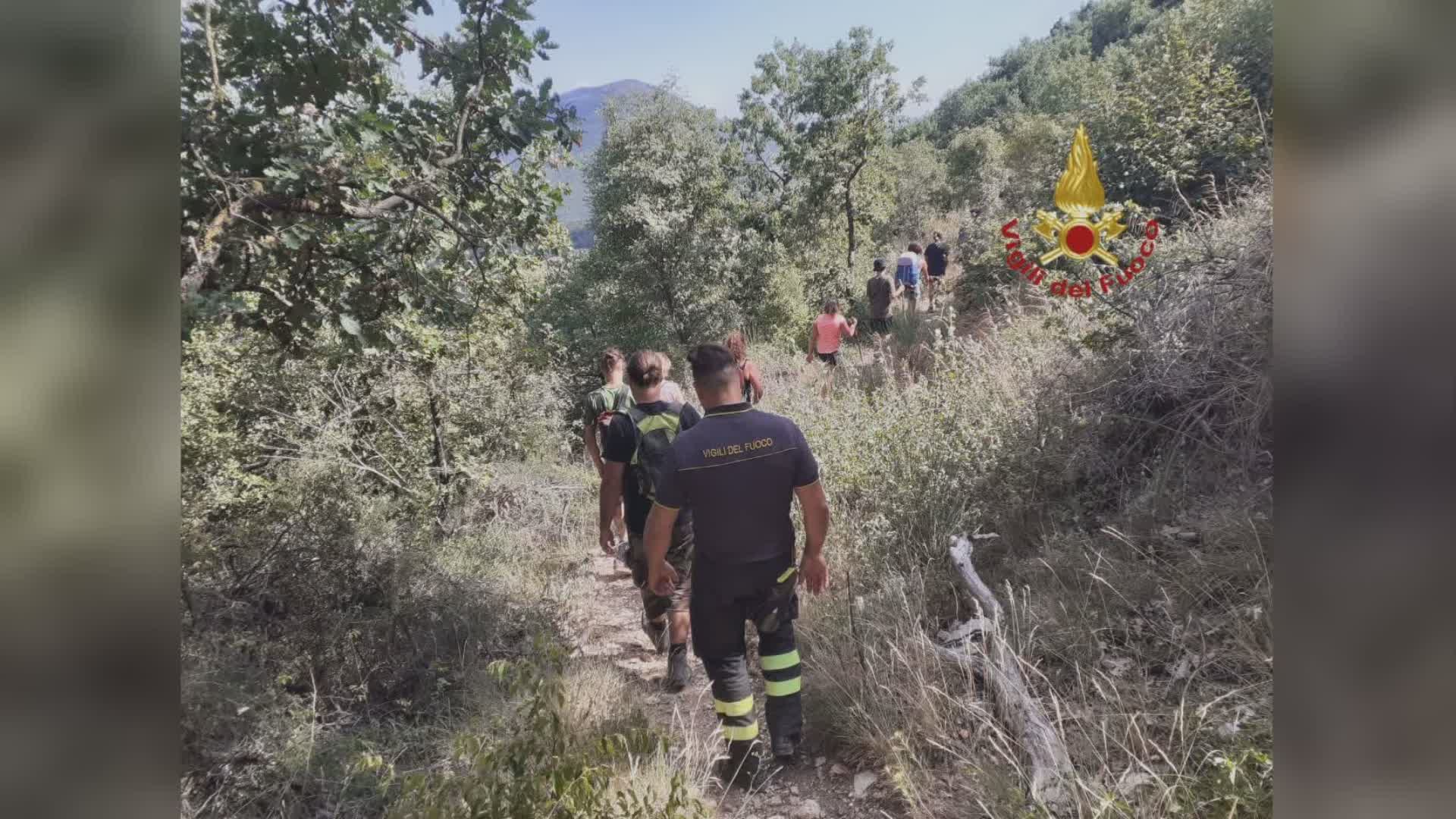 Si perdono sul Monte Acuto, recuperati dai vigili del fuoco