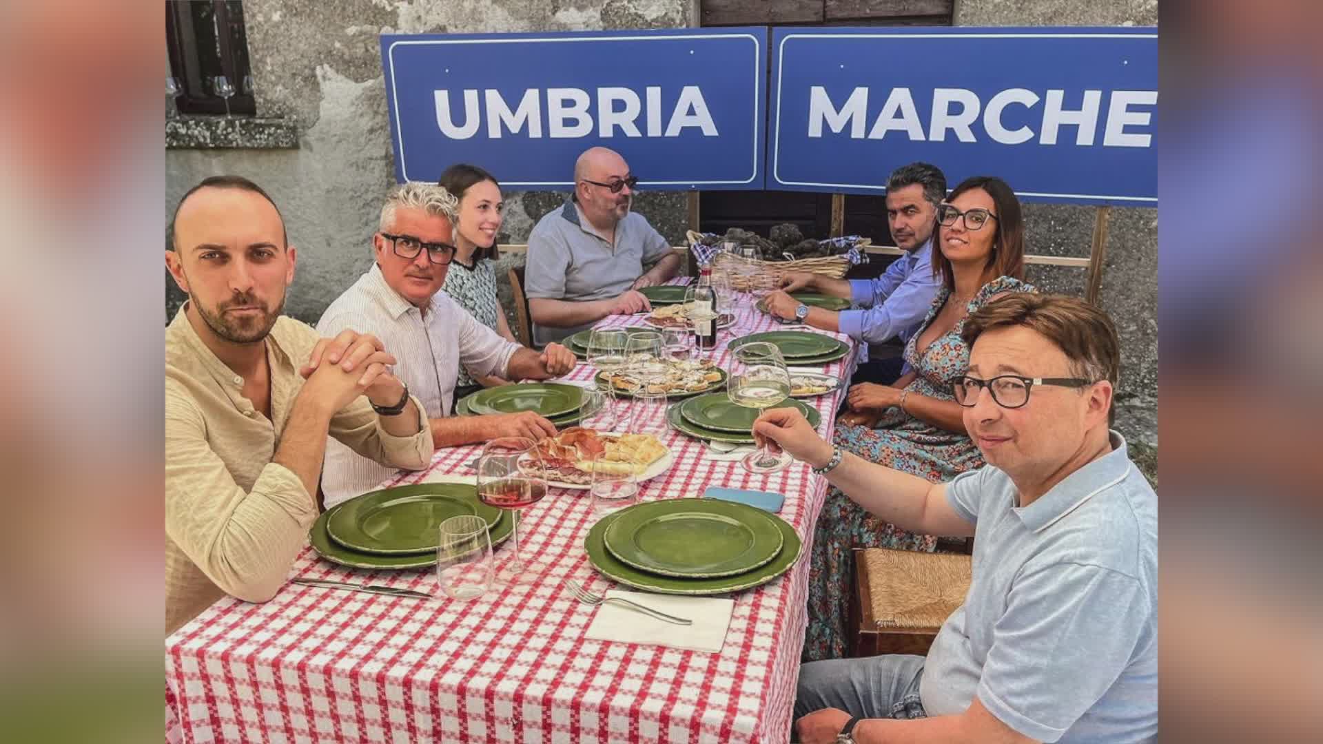 Pranzo di Ferragosto al confine tra Umbria e Marche