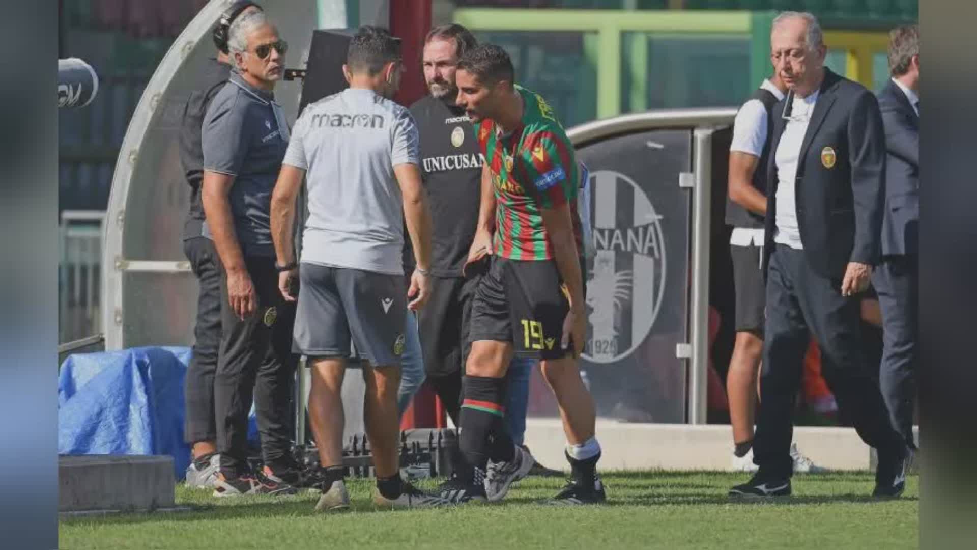 Ternana, lesione tendinea per Capuano