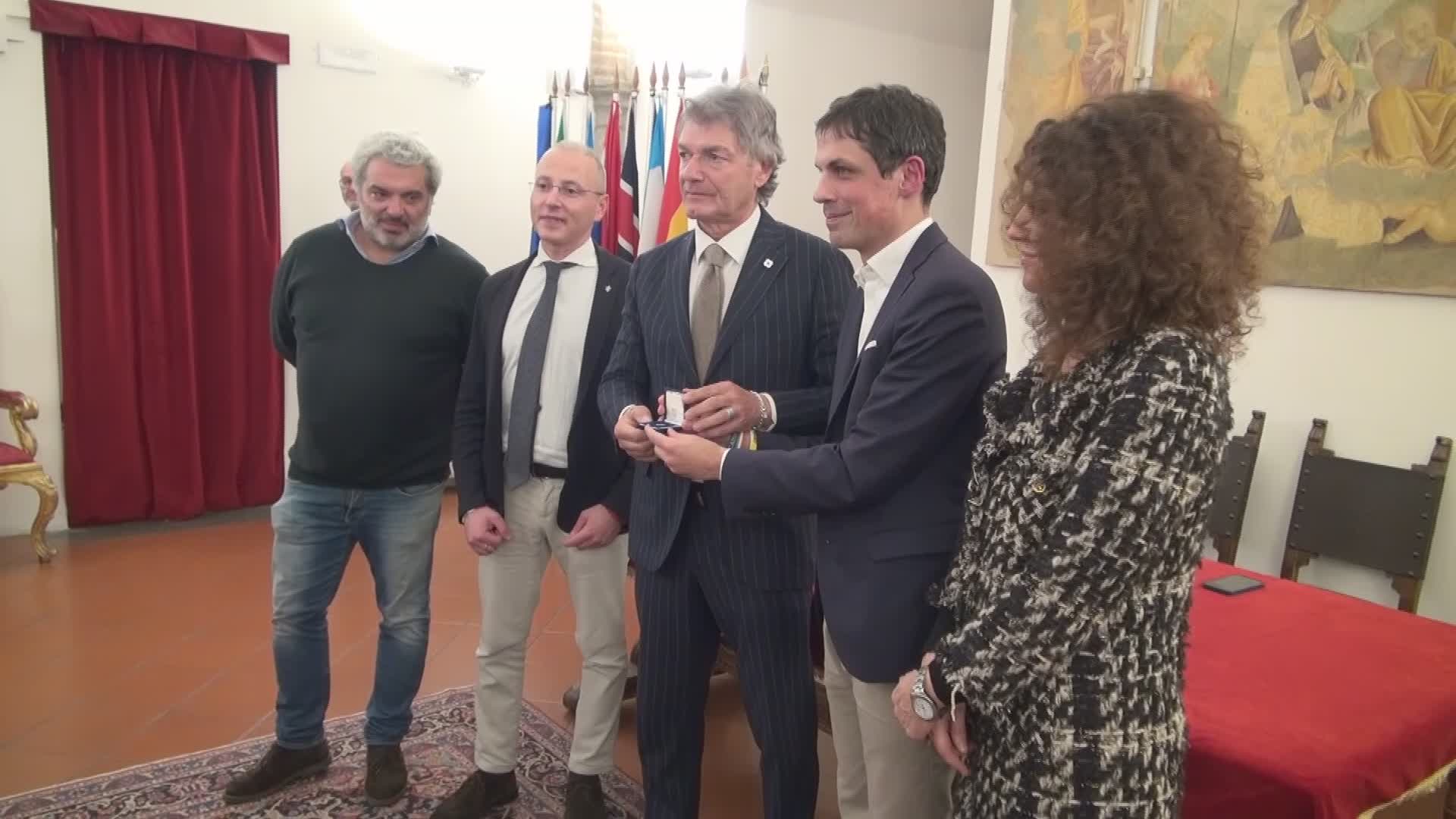 Ad Antognoni il Baiocco d’oro: "Qui le mie radici"