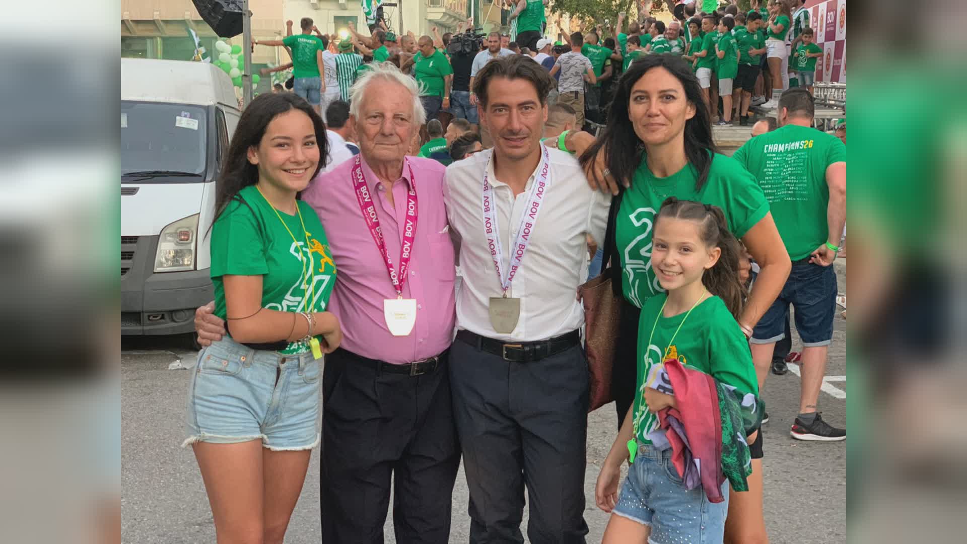 Riccardo Gaucci: festa in piazza a Floriana per scudetto maltese
