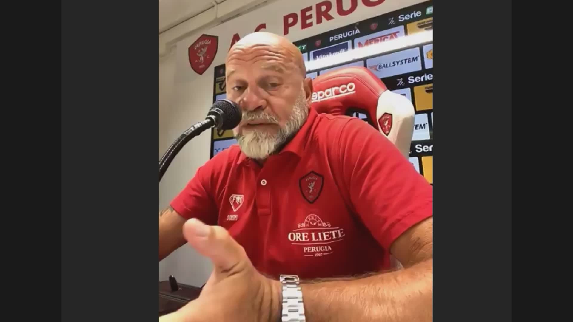 Perugia, Cosmi: "Giochiamo e zitti con gli arbitri"