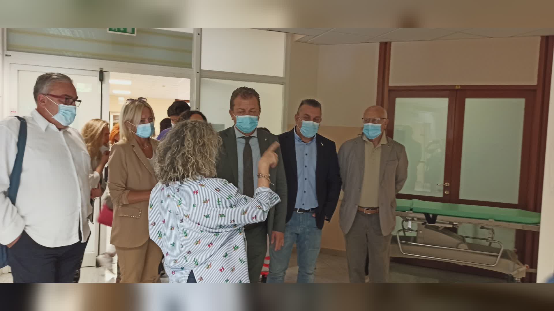 Coletto visita ospedale Assisi e Palazzo salute Bastia U.