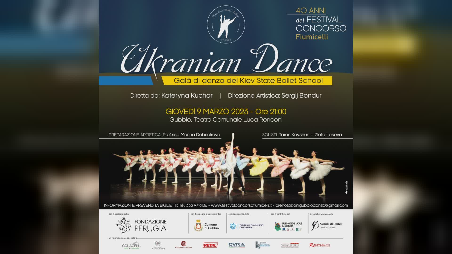 Festival Fiumicelli 40a edizione con la Kiev State Ballet school