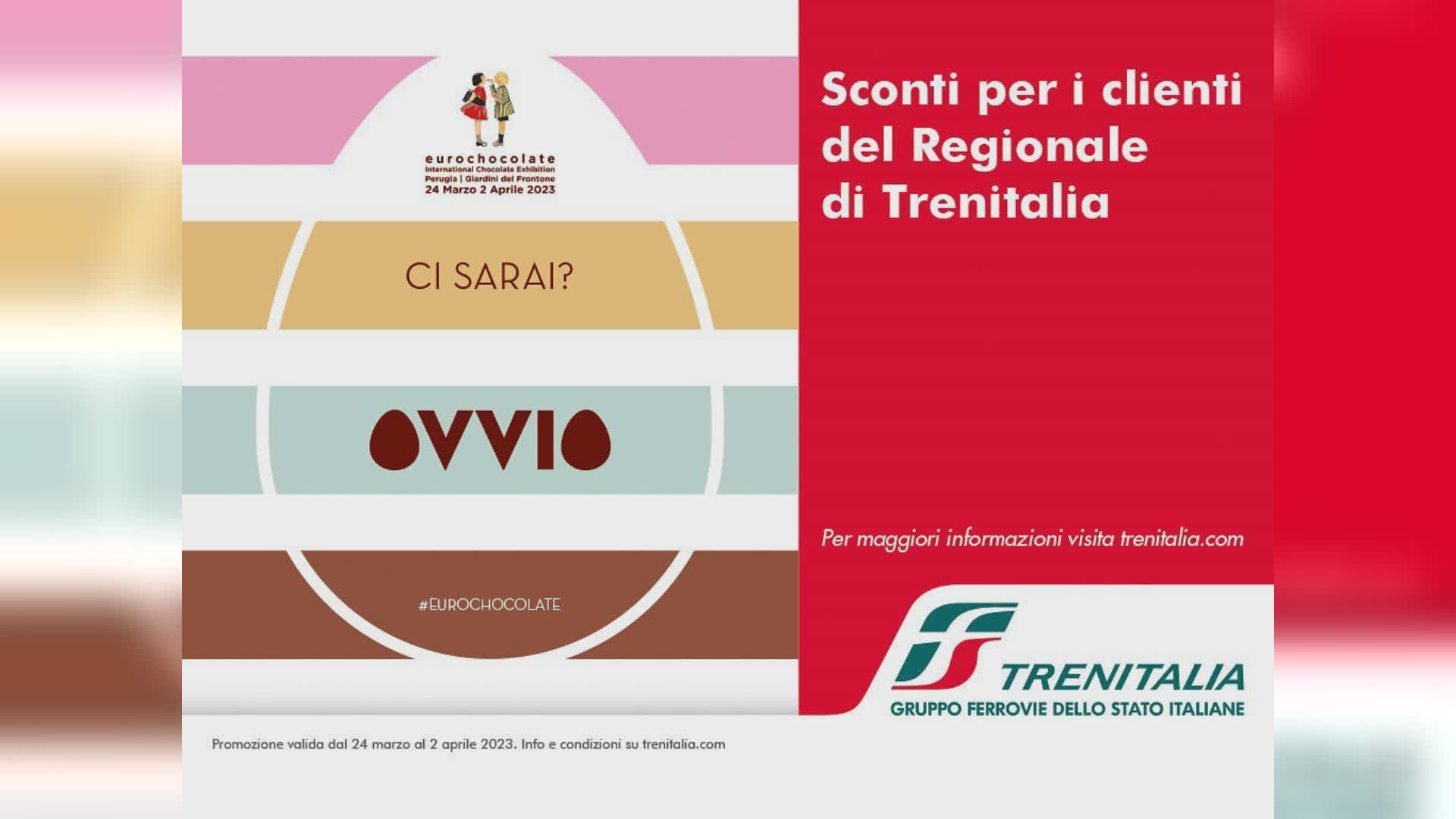 Sconto Regionale Trenitalia per Eurochocolate ‘Spring’