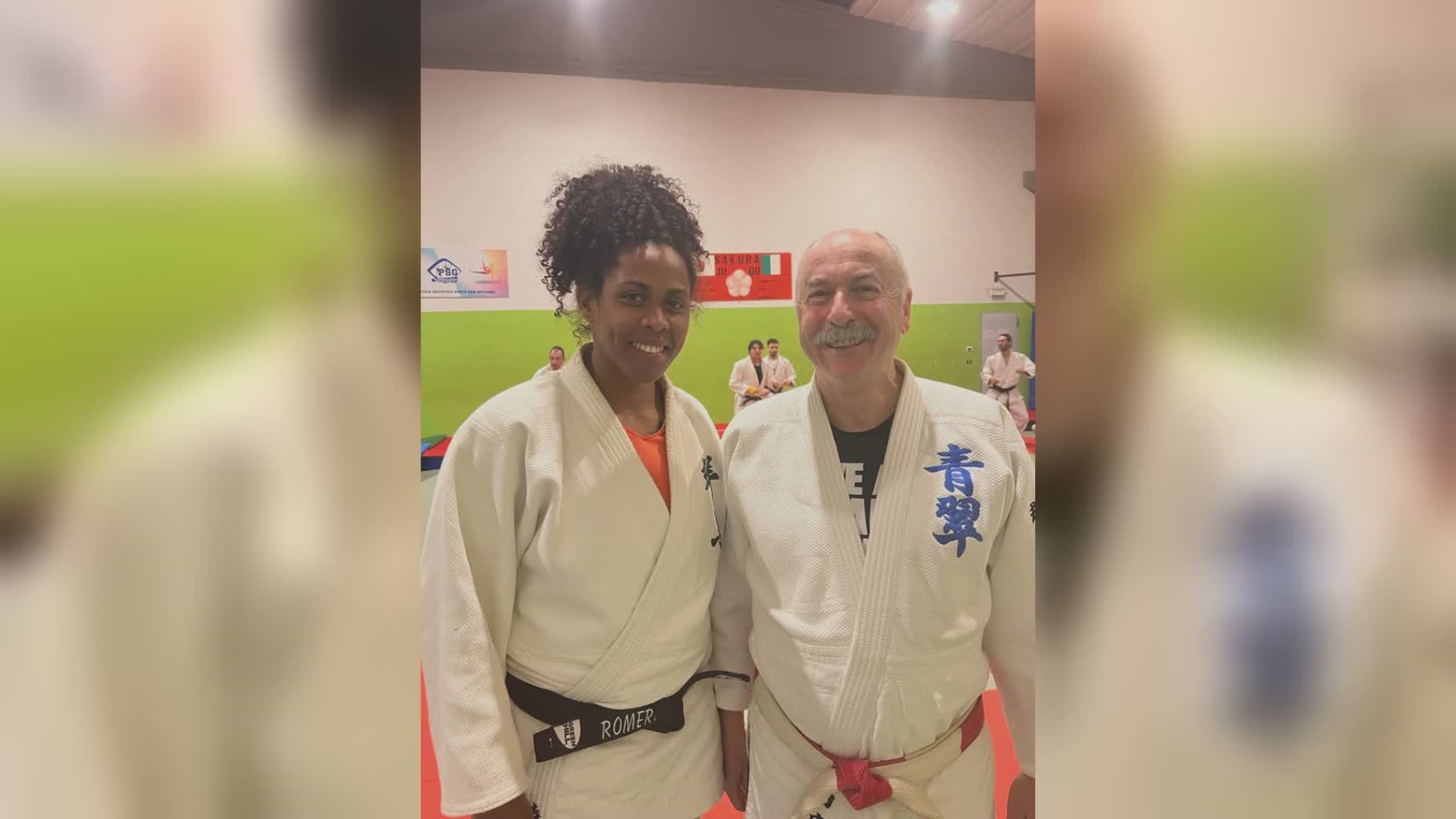 La campionessa cubana di Judo Sante Romero alla Sakura