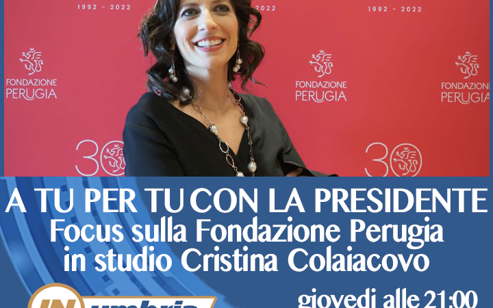 Fondazione Perugia, a tu per tu con la Presidente