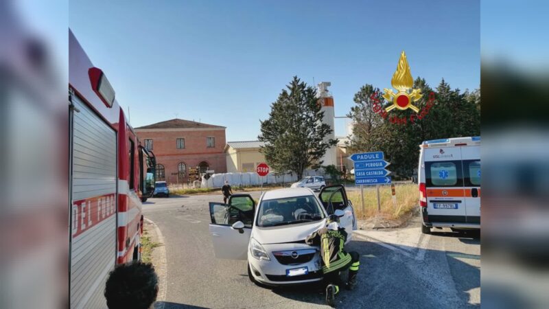 Incidente stradale a Gubbio, una ragazza ferita