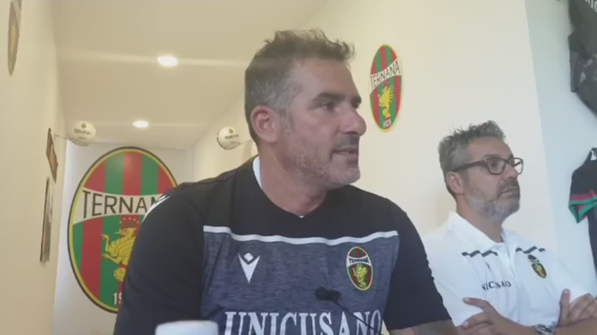 Ternana, le prime parole di Lucarelli dopo il raduno