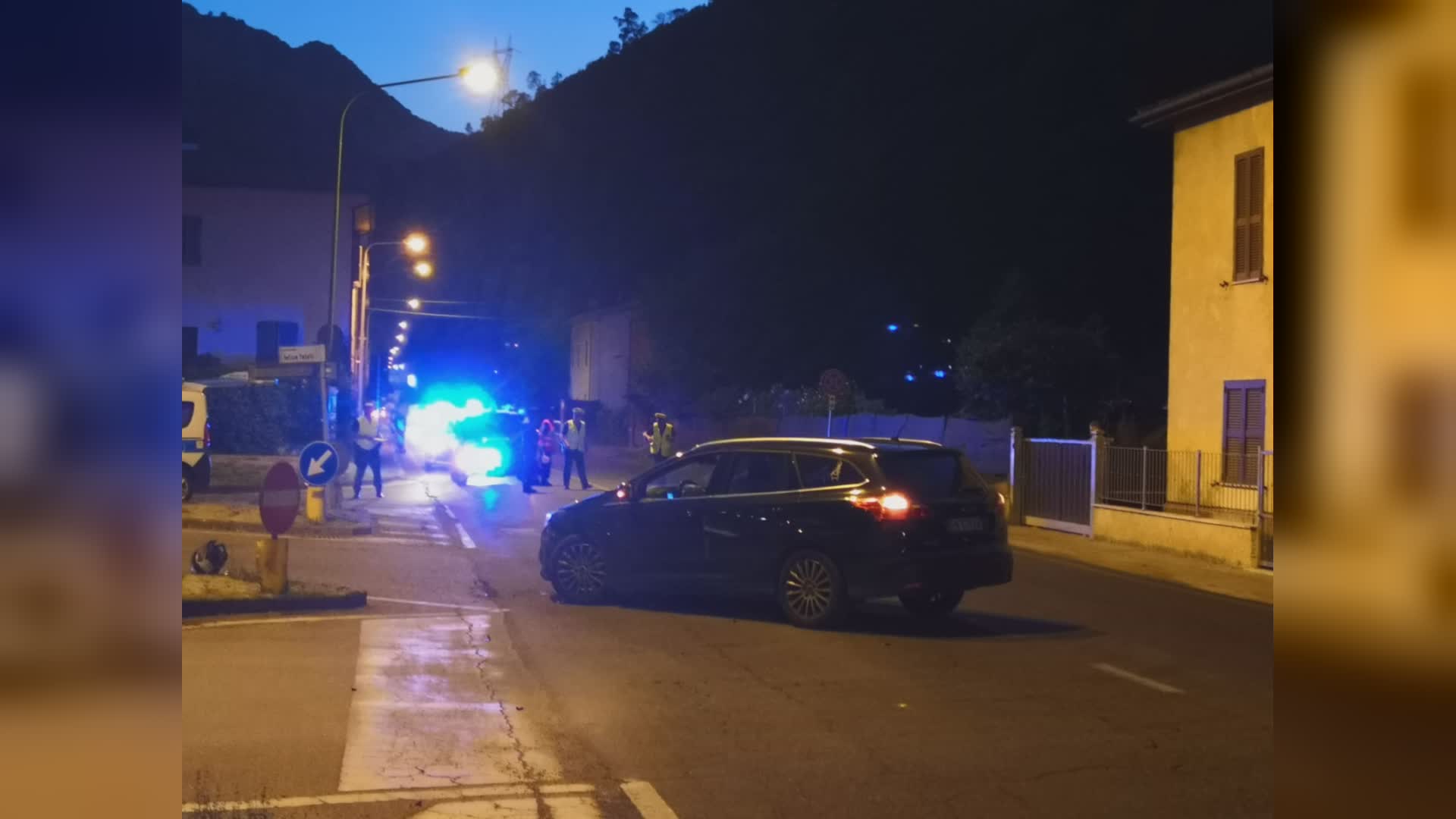 Incidente auto-moto, centauro in ospedale