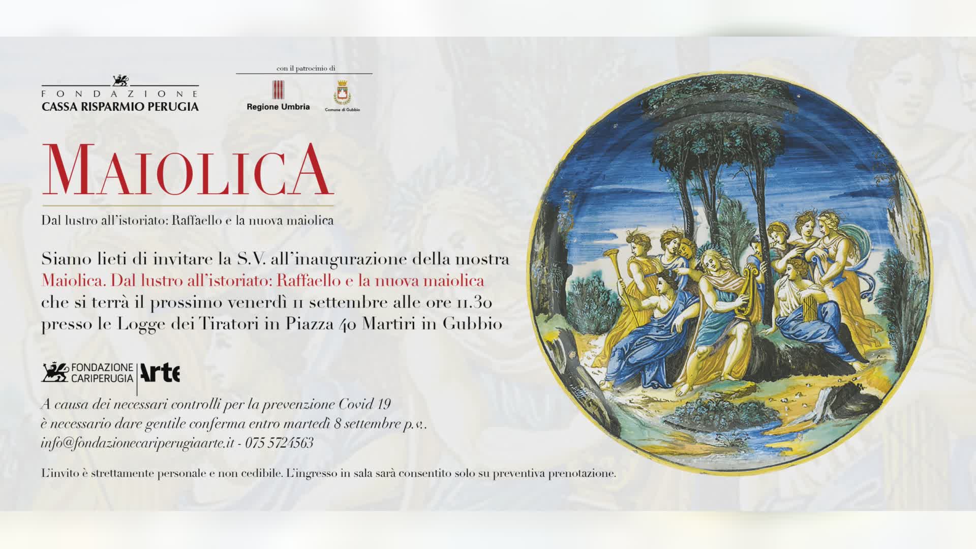 “Dal lustro all’istoriato: Raffaello e la nuova maiolica”