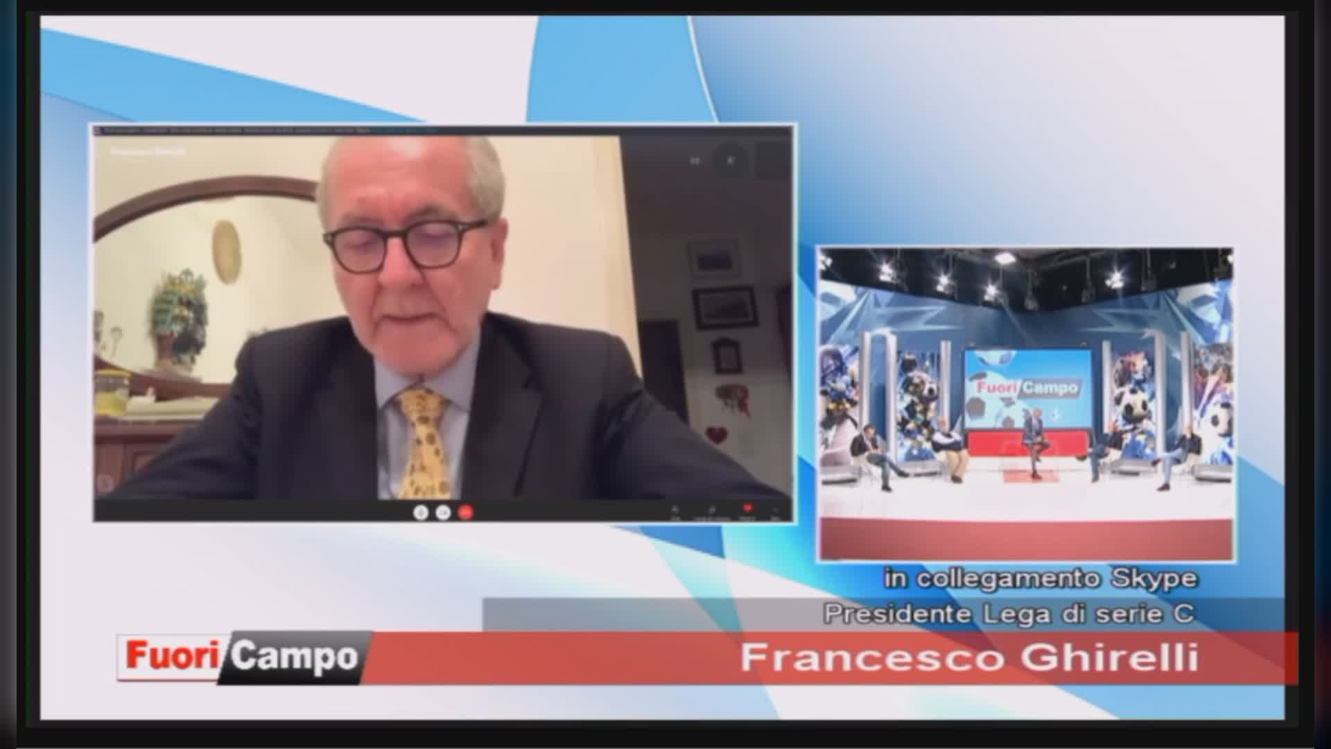 Ghirelli a Fuori Campo: "Chiediamo riapertura stadi al 25%"