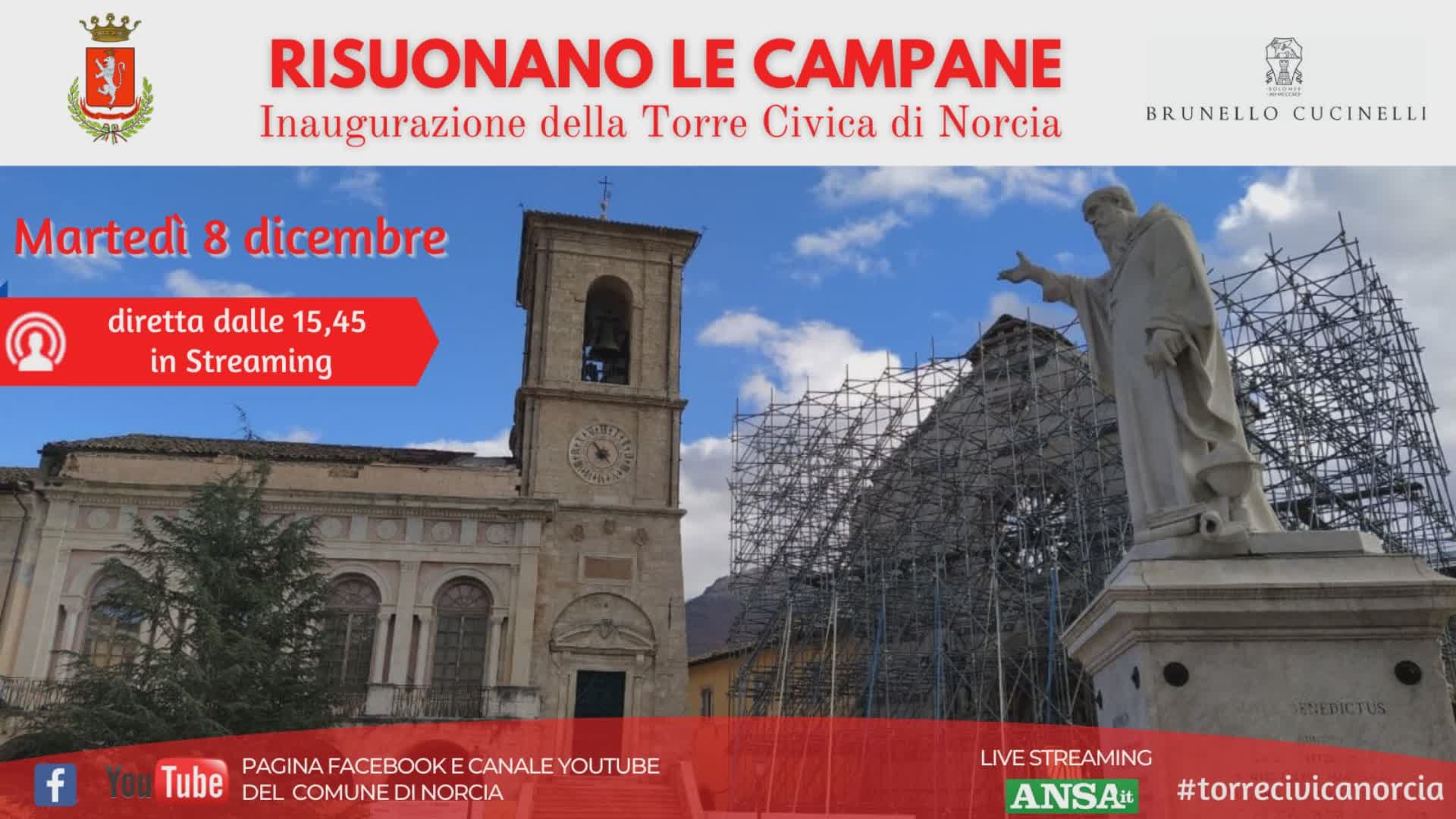 Torre Civica, oggi l’inaugurazione