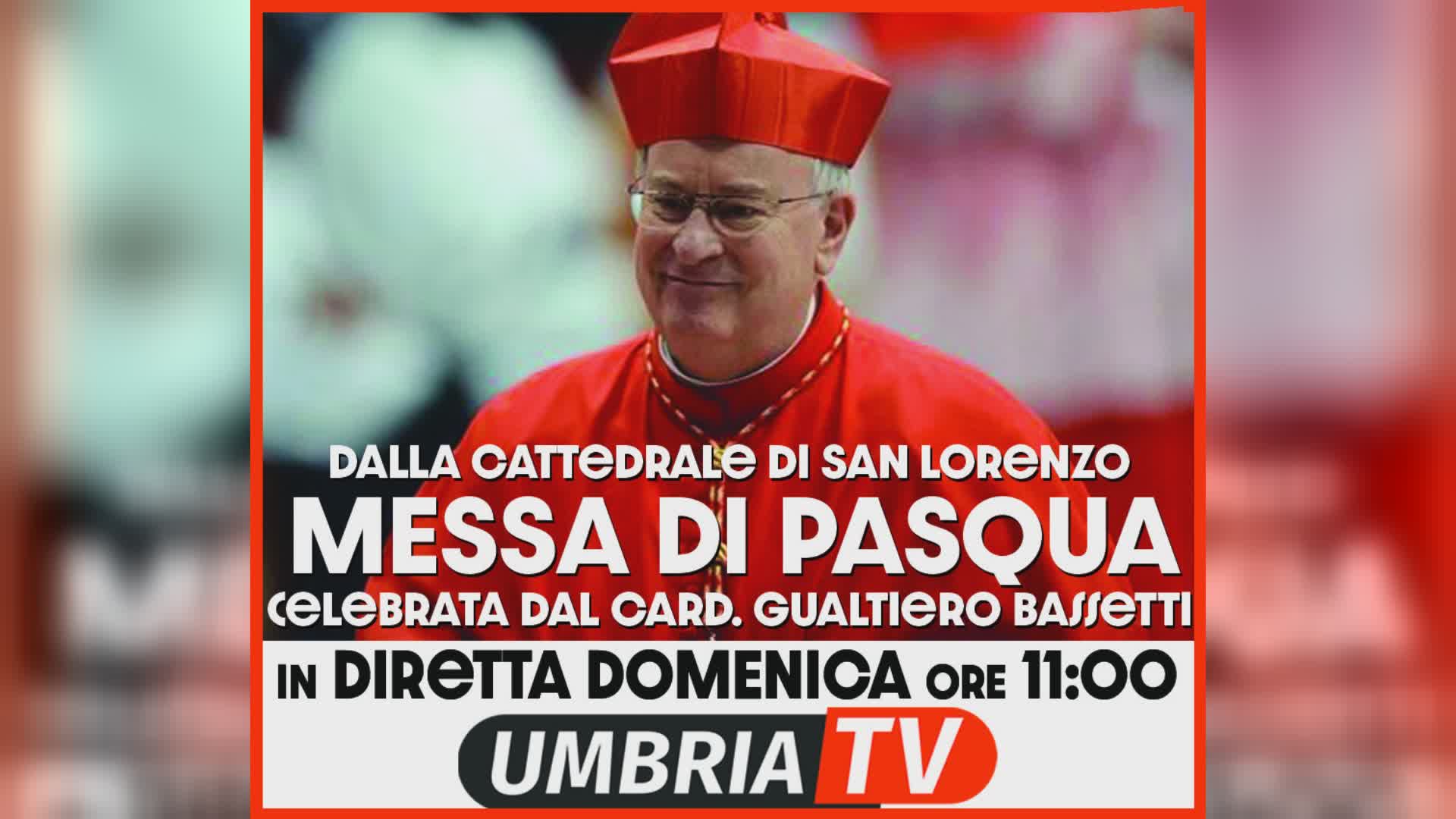 Domenica Pasqua, santa messa delle 11 in diretta su Umbria Tv