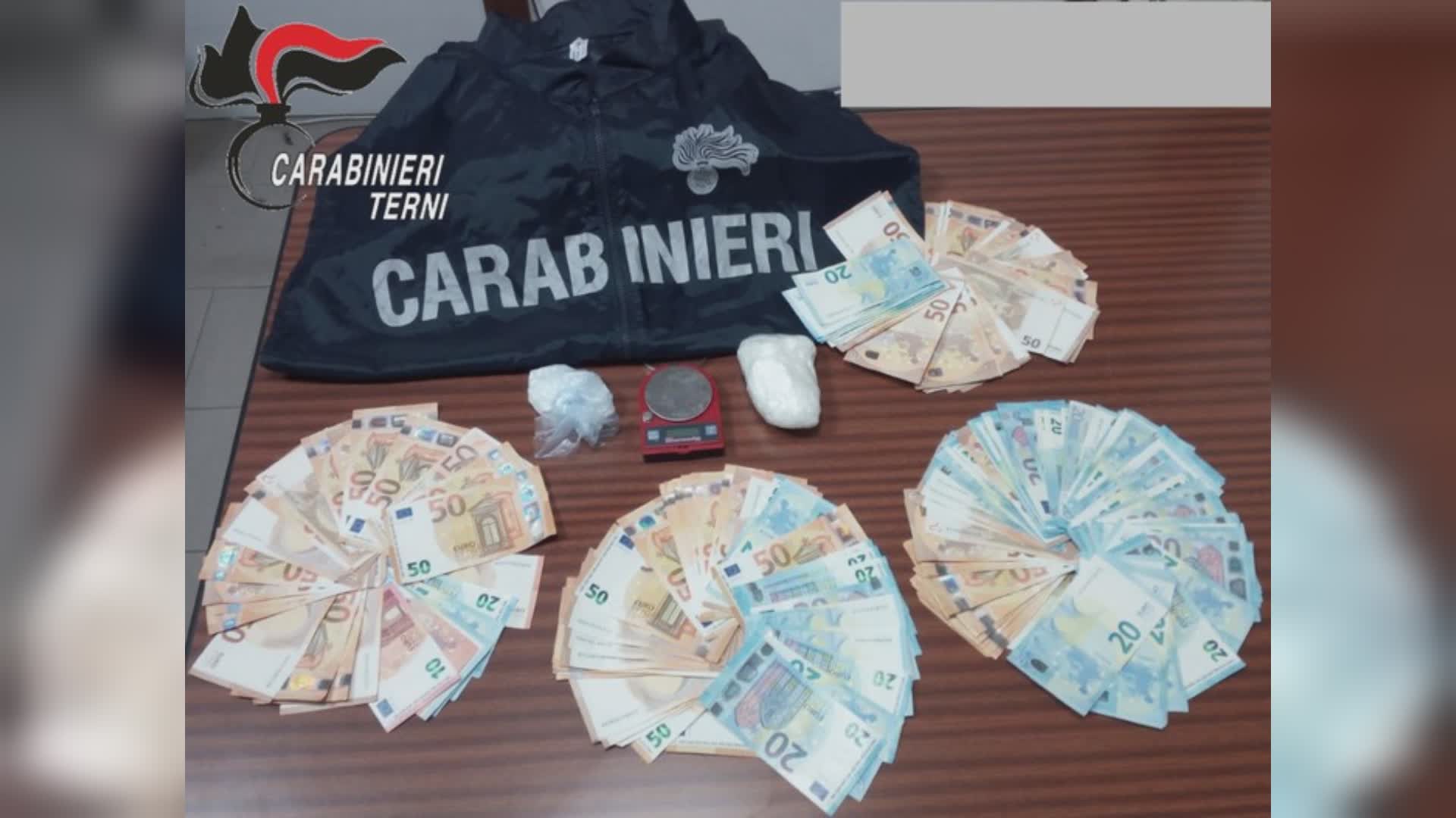 Carabinieri sequestrano 150 gr cocaina a Sangemini
