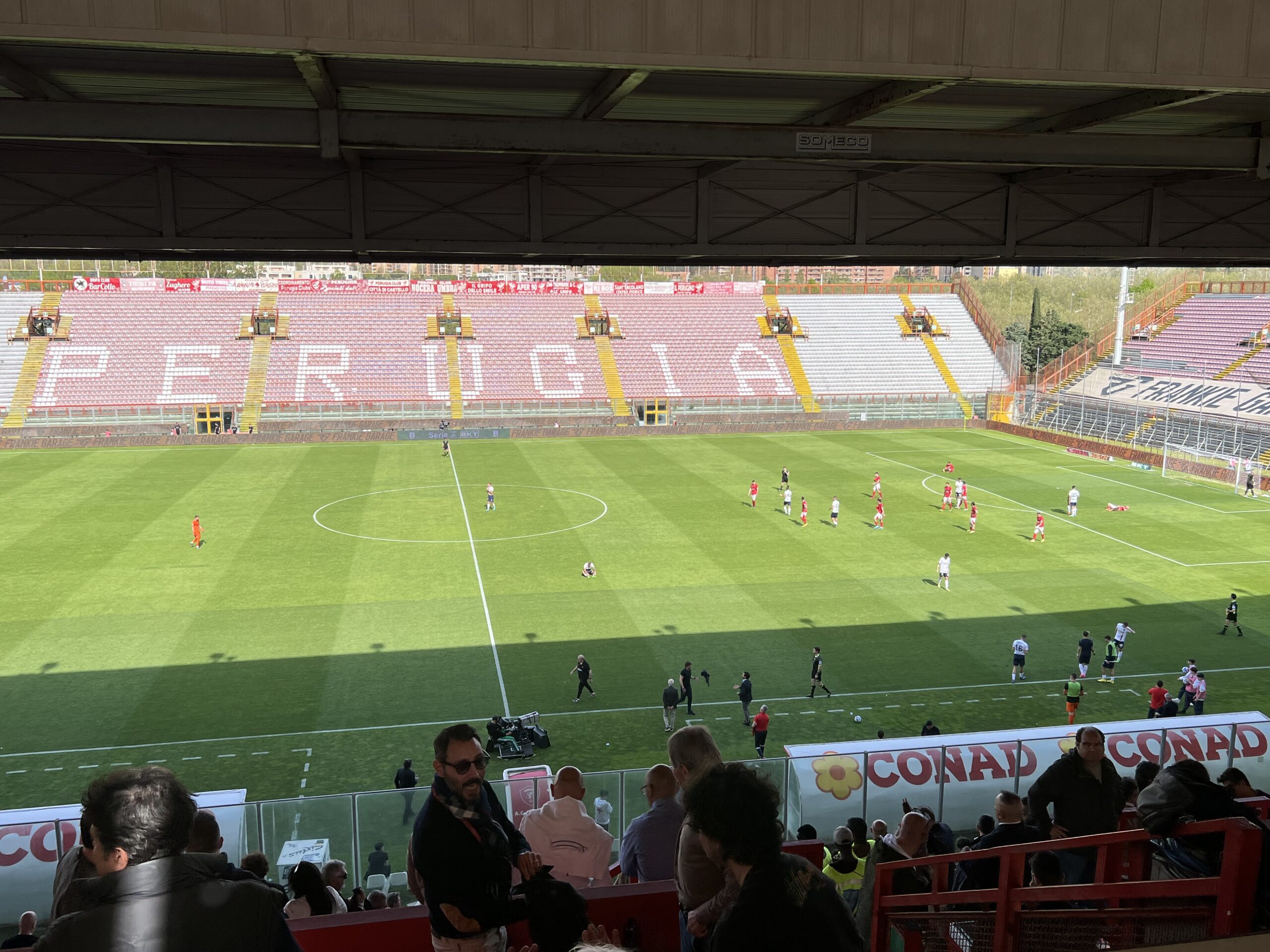 Perugia-Cosenza 0-0, il Grifo gioca solo un tempo ma non basta