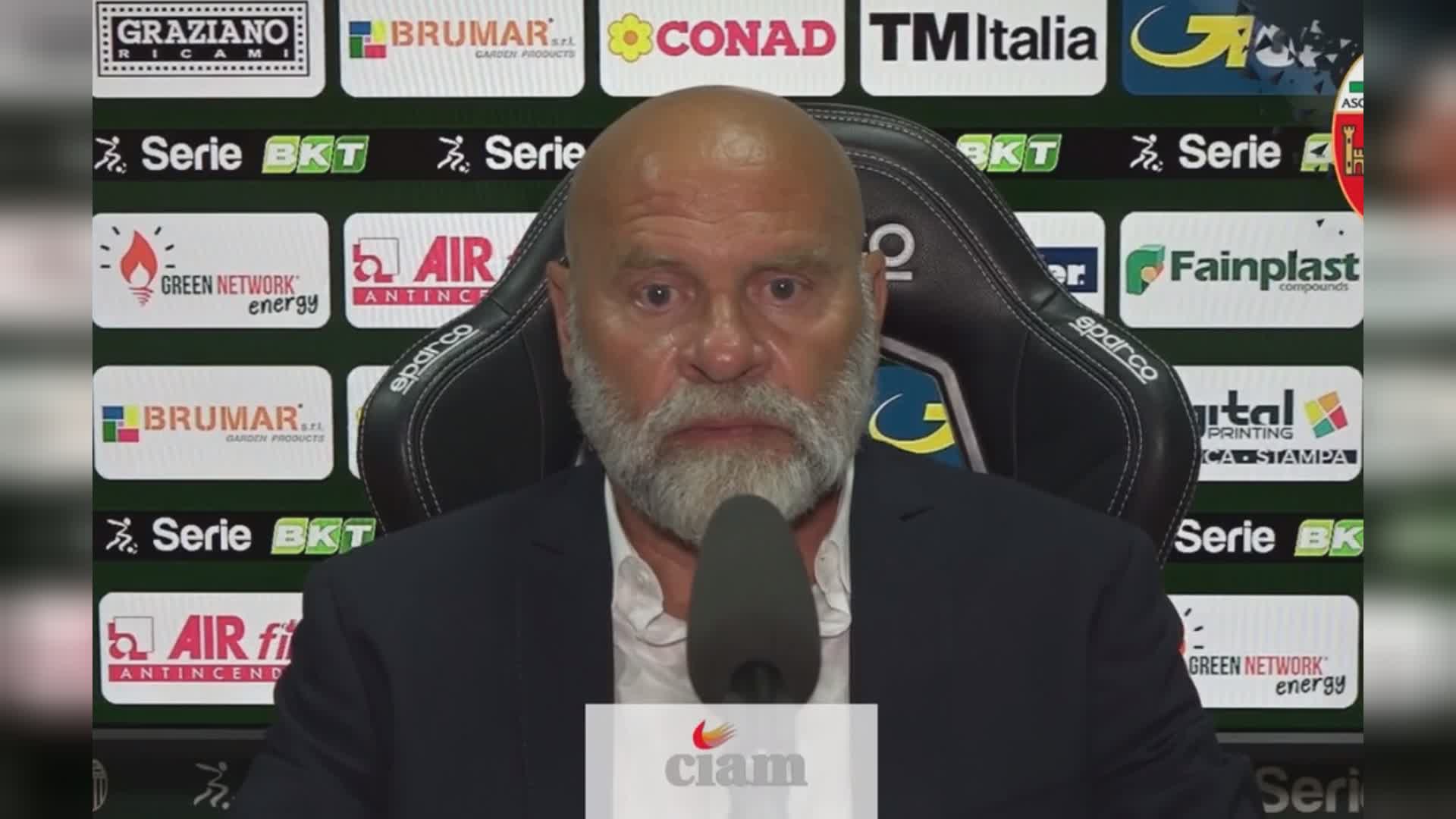 Ascoli-Perugia 0-1, le parole di Serse Cosmi