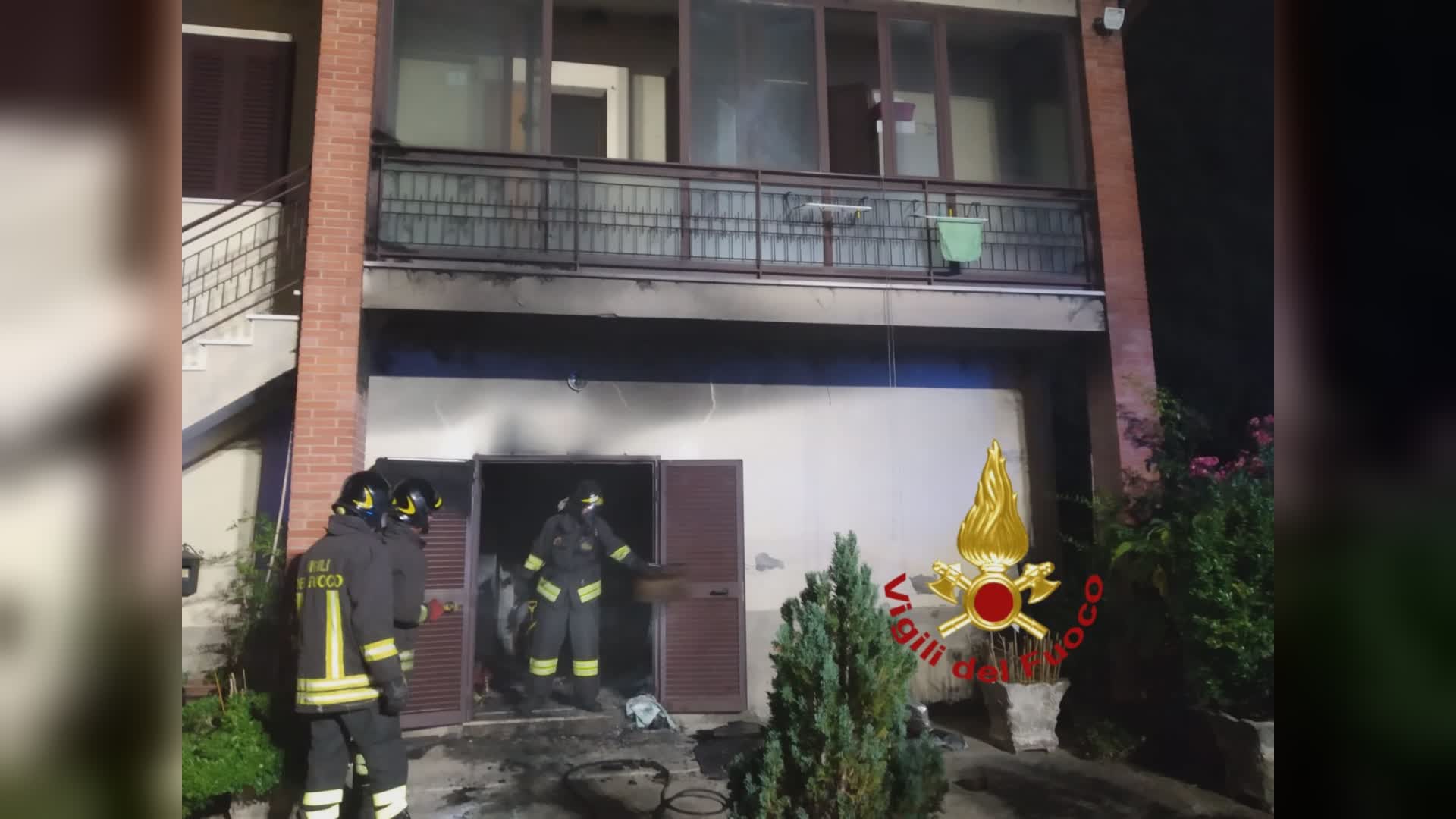 Perugia, incendio in una abitazione a Solfagnano-Parlesca
