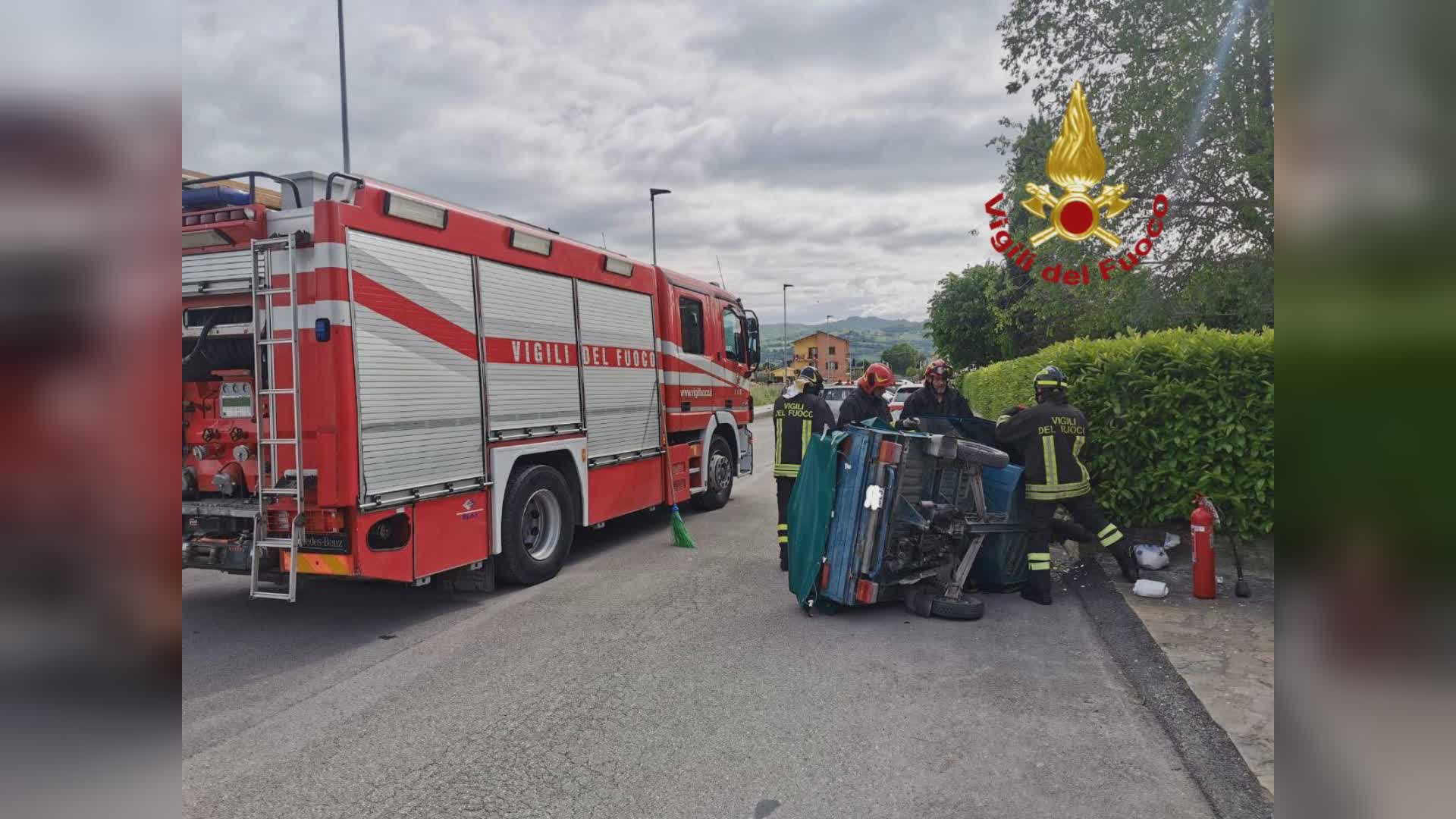 Incidente in via Bottagnone. Un ferito in codice rosso