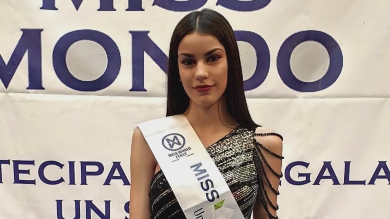 Rachele Brozzo, 16 anni di Todi, è stata eletta Miss Mondo Umbria.