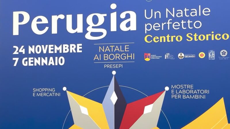 Natale, presentati gli eventi per la città di Perugia