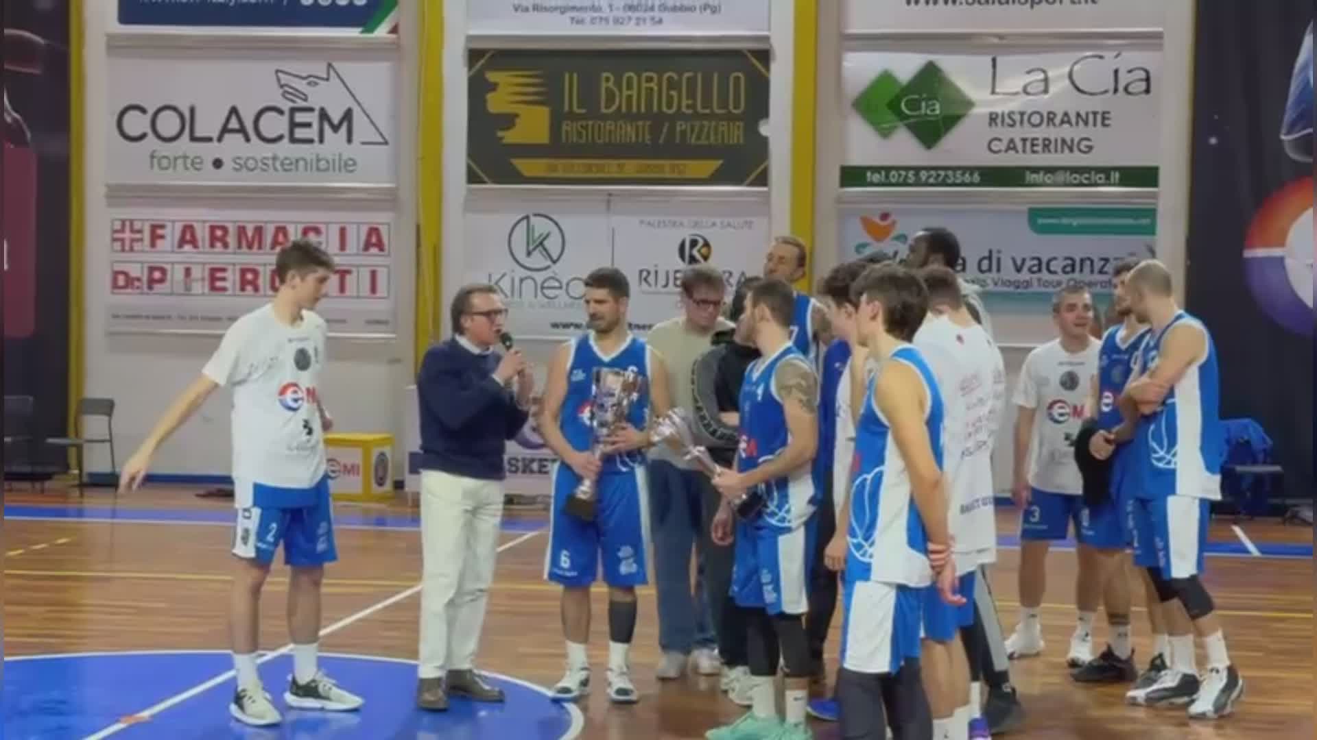 Gubbio vince la Coppa di Serie D: battuta la Nestor 80-71