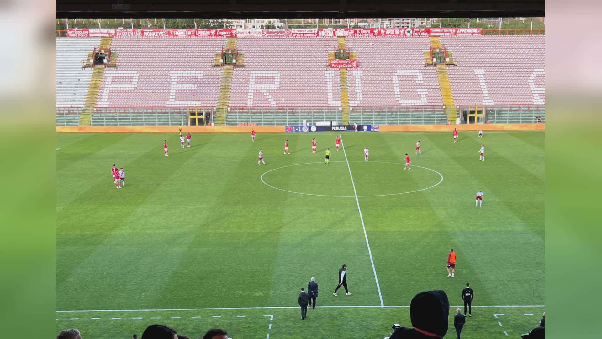 Perugia-Arezzo 1-1: rimedia Vazquez, ma il Grifo non convince
