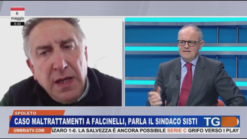 Caso maltrattamenti a Falcinelli, a TG Mattina parla il sindaco Sisti
