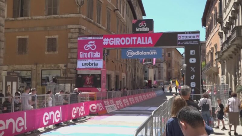L’Umbria si tinge di rosa per l’arrivo del Giro d’Italia