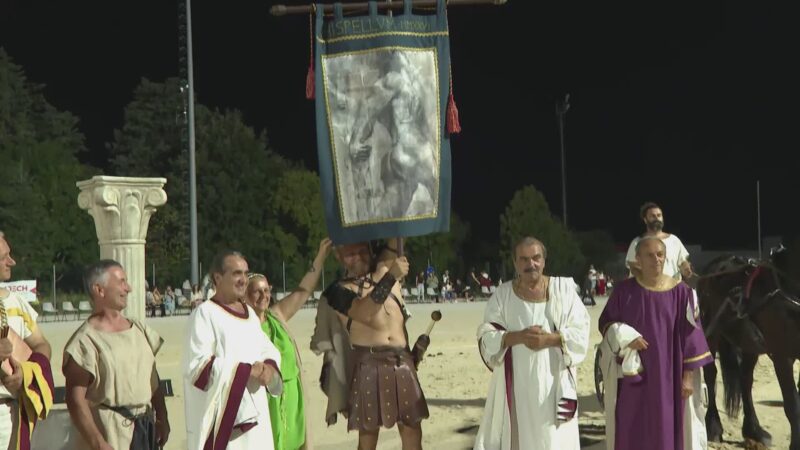 Corsa delle bighe Hispellum: trionfa Scheggia e Pascelupo