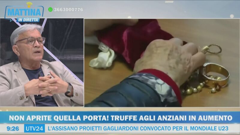 Truffe agli anziani, Mariotti (Auser) a “Mattina in Diretta”