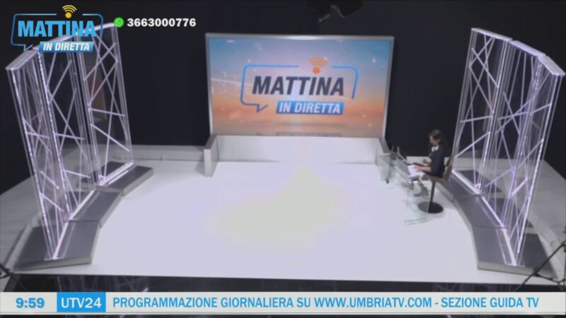 “Mattina in diretta” nel palinsesto di UmbriaTv: dalle 9 ogni giorno