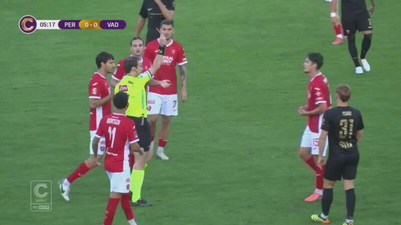 Perugia, stop con il Vado (0-2): ma che rabbia per rosso e rigore