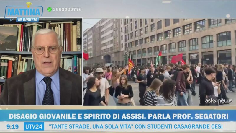 Disagio giovani, l’analisi del prof. Segatori a “Mattina in Diretta”